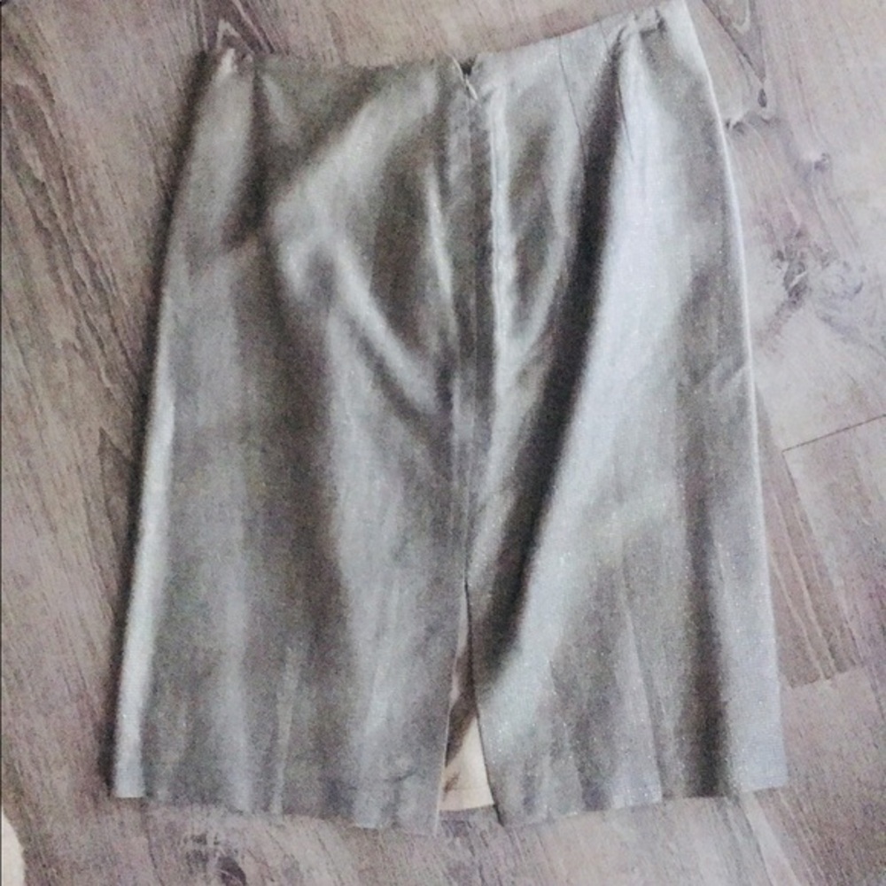 Linda Allard for Ellen Tracy Metallic Skirt